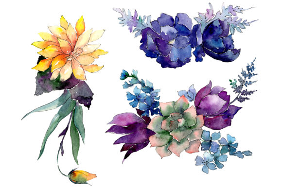A Bouquet of Flowers Limitless Joy Watercolor