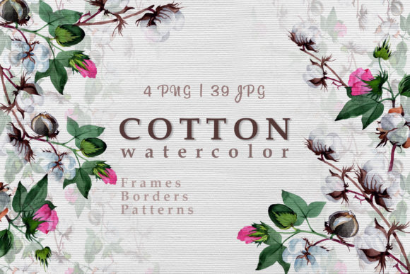 Cool Cotton Watercolor Set for Illustrations