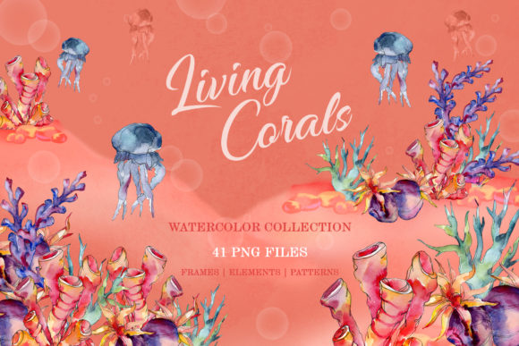 Living Corals Watercolor