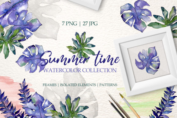 Summertime Watercolor Illustrations